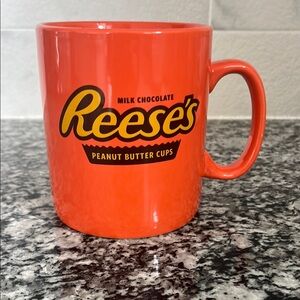 Galerie Reese’s Peanut Butter Cups Logo Orange XL Jumbo Coffee Mug 26.3oz/780ml